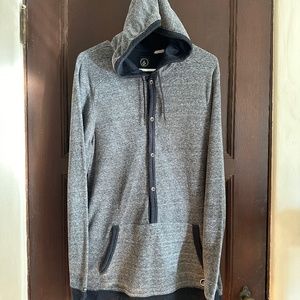 Volcom Hooded Cardigan Sweater  Men's Size Large